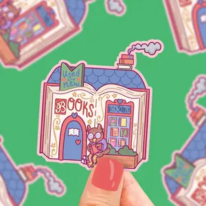 Turtle's Soup Shop Keepers Book Store Laptop Decal Vinyl Sticker Waterproof Dishwasher Safe Decor Decorative