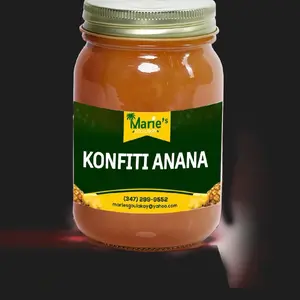 Marie's KONFITI ANANA Pineapple Jam Product - Contact Number 347-289-9552 for More Information