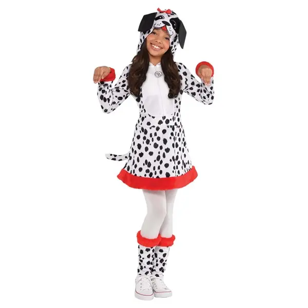 Girl's Dotted Dalmatian Doggy Costume Dress