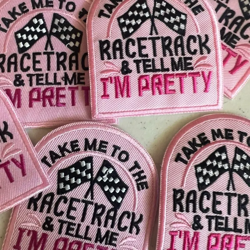 Racetrack Iron on Patches Racetrack Iron on Patches