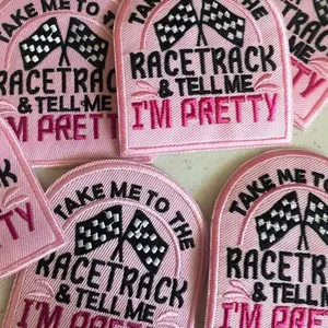 Racetrack Iron on Patches