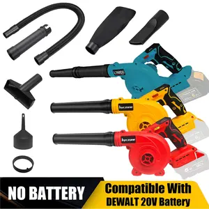 Cordless Leaf Blower for Dewalt 20V Max Battery, Jobsite Air Blower with Brushless Motor,6 Variable Speed Up to 180MPH,2-in-1 Handle Electric Blower and Vacuum Cleaner(Battery Not Included)