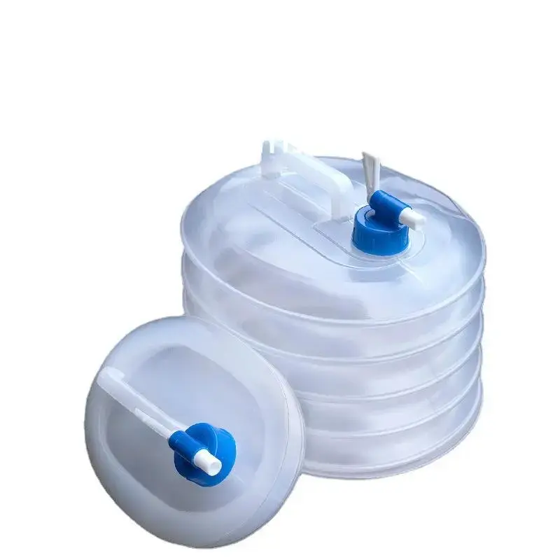 Collapsible Water Bucket - Large-Capacity Portable Pail with Handle, Collapsible Water Container for Outdoor Camping, Picnics