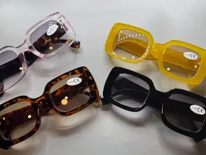 Stylish Rectangular Large Frames Reading Glasses   - Ergonomic Design for Optimal Vision Comfort