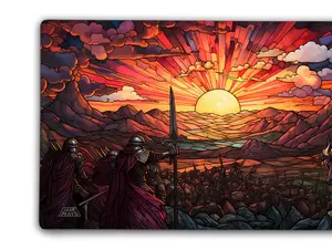 Into Battle Premium Trading Card Game Playmat 14" x 24"