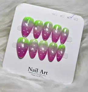 Strawberry Glitter Press-On Nail Set