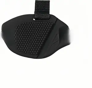 Non-Slip Motorcycle Gear Shifter Pad Shoe Cover - Anti-Slip Rubber Boot Protector for Men/Women, Scratch Proof Universal Fit Medium Black Adjustable Strap