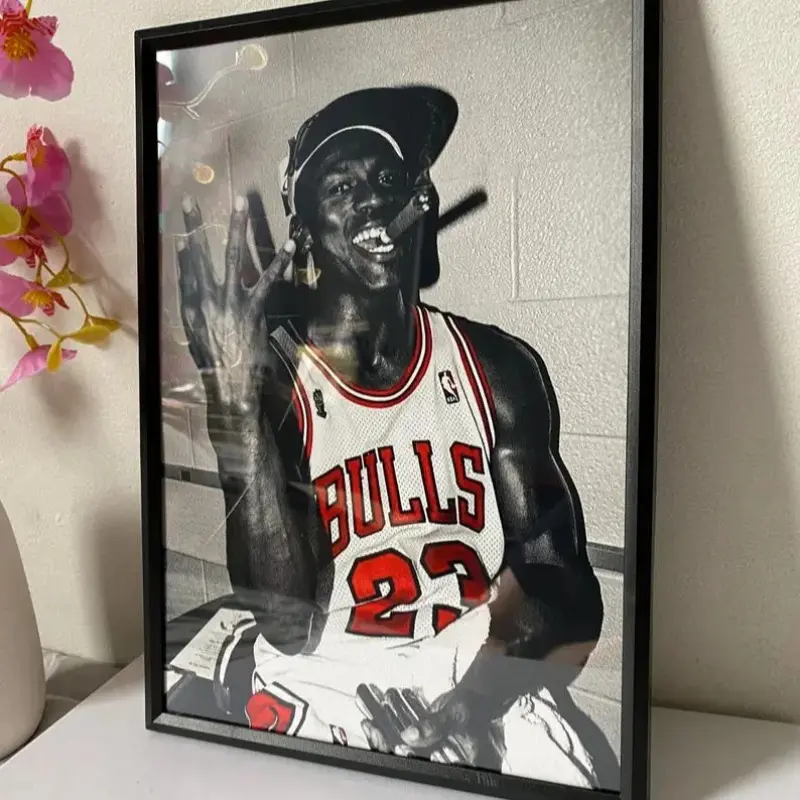 Poster Basketball Wall Art Sports Print Motivational Poster Gift for Basketball Fans Poster (PRODUCT DOES NOT INCLUDE FRAME)