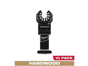 Milwaukee 1-3/8" Hardwood Cutting Multi-Tool Oscillating Blade with Japanese Teeth (10-Pack) 49-25-1130