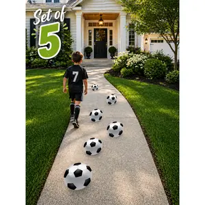 Soccer Party Floor Decals  Path to Door | Kids Birthday Setup Idea | Easy Peel & Stick