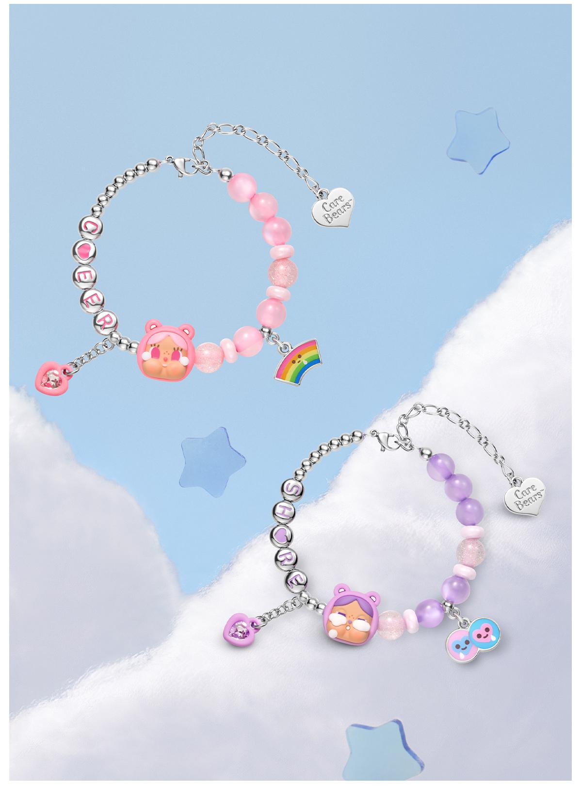 [POP NOW] POP MART CRYBABY × Care Bears Series - Bracelet Blind Box Mystery Gift
