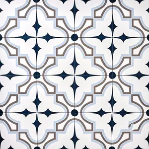 Marrakech Blue Novina 8x8 Porcelain Tile Sample