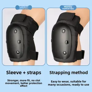 Skateboard Roller Skating Protective Gear Set Men's and Children's Knee Pads Anti-drop Equipment Balance Car Ski Skating Outdoor Protective Gear
