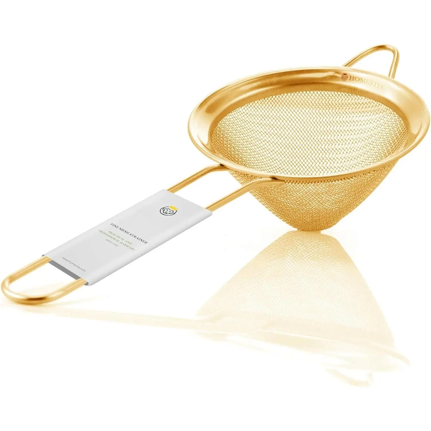 Fine Mesh Strainer for Kitchen, 304 Stainless Steel Sieve Sifters  Strainer for , , Oil, Noodles, Coffee, Juice, Flour, Fruits, Vegetables - Easy to Clean Drink Strainer ()