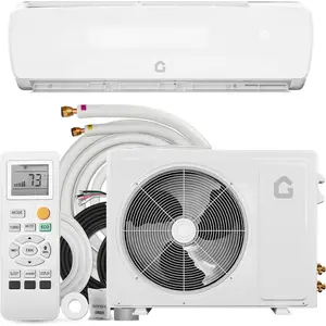 18000BTU Mini Split Air Conditioner, 208-230V 19 SEER2 Energy Efficient Mini Split AC/Heating System, Pre-Charged Ductless Inverter AC Unit Cools Up to 1250 Sq.Ft White