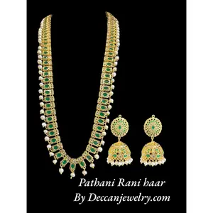 DLN50 long pathani style hyderabadi rani haar ( READY TO SHIP )