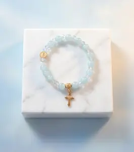 Cross Bracelet - Religious Fashion Costume Jewelry Accessory for Daily Wear, Bracelets