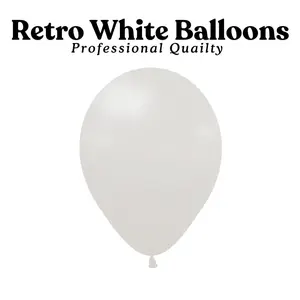 Retro White Kalisan Balloons