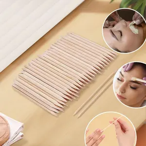 Wooden Wax Stick Mini Application Tool for Hair Removal, Lip, Nose, and Eyebrow Waxing, Ideal for Home and Spa Use