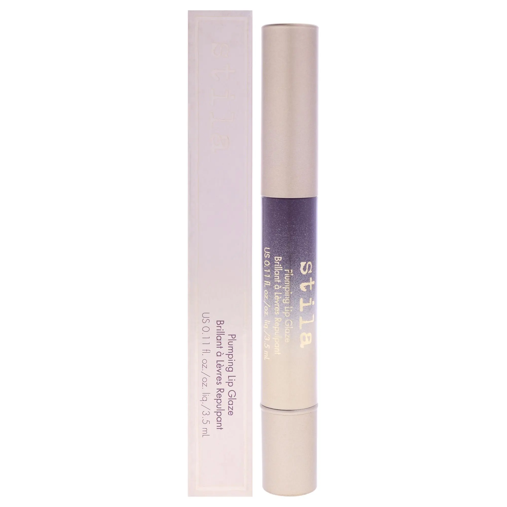 Stila Plumping Lip Glaze - Chestnut Shade, Women's Makeup Lip Gloss - 0.11 oz