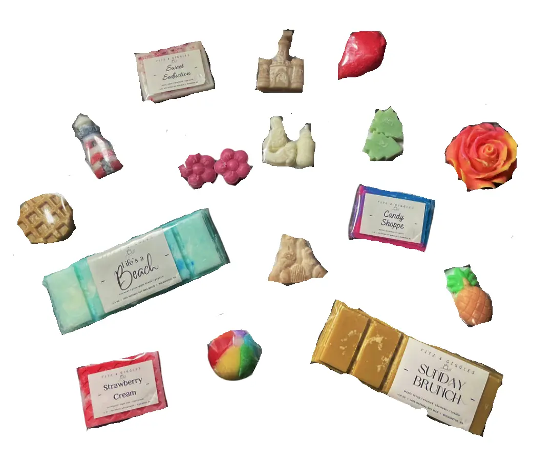 Wax Melt & Snap Bar Sampler Pack | 5 or 10 piece packages | Scented Wax Melts | Various Unique Shapes