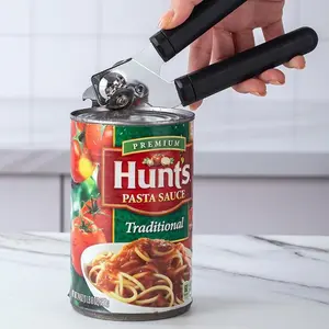 Multifunctional Manual Can Opener, 1 Count Stainless Steel Portable Labor-saving Jar Opener, Can Opener for Home Kitchen Outdoor Camping Picnic, Opening Tools, Utensil
