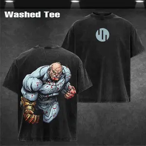 Limited Edition Conquest Viltrumite Invincible War Superhero Comics Edition Double Print Lightweight Acid Washed Tee Hoodie Sweater Graphic Design Top Cotton Streetwear Comic T-Shirt Clothes Menswear Womenswear