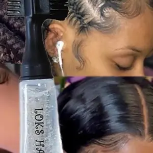 Hair Edge Brush, Comb, and Gel 20ml