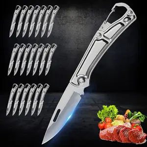 3/21PCS Multipurpose Knife Professional Chef Knife Stainless Steel Kitchen Tool Outdoor Butcher Knife Meat Cleaver Utility Knife