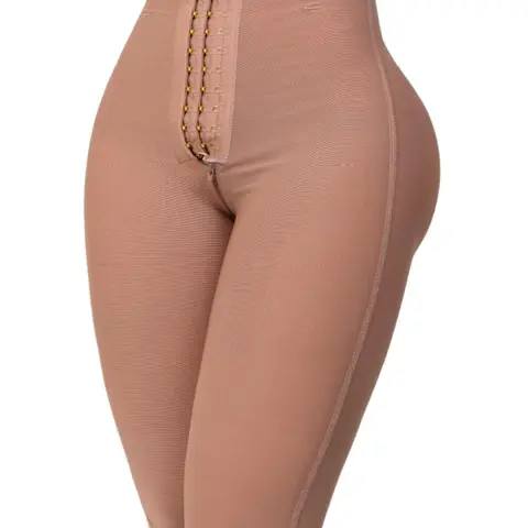 Stagmi SMI04082 Women's High-Waist Knee-Length Lace Cotton Elastic Fabric Shapewear Panty - Adjustable Front Hook-and-Eye Closure, Spandex, Ultra-Thin Seamless Leg Shaping Shorts, Lightweight, Comfortable, Breathable, Smooth, Underwear for Women (2XL)