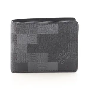 Pre-owned Louis Vuitton Canvas Small Leather Goods Portefeuille Slender PVC wallet