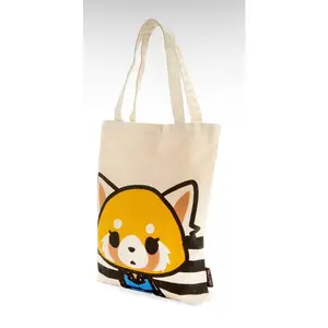 Aggretsuko Sanrio Canvas Tote NEW