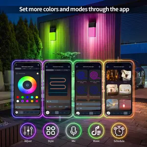 Smart RGB Outdoor Wall Lights - 16M Colors - Transform Your Backyard into a Party Zone! - Rgb Lighting