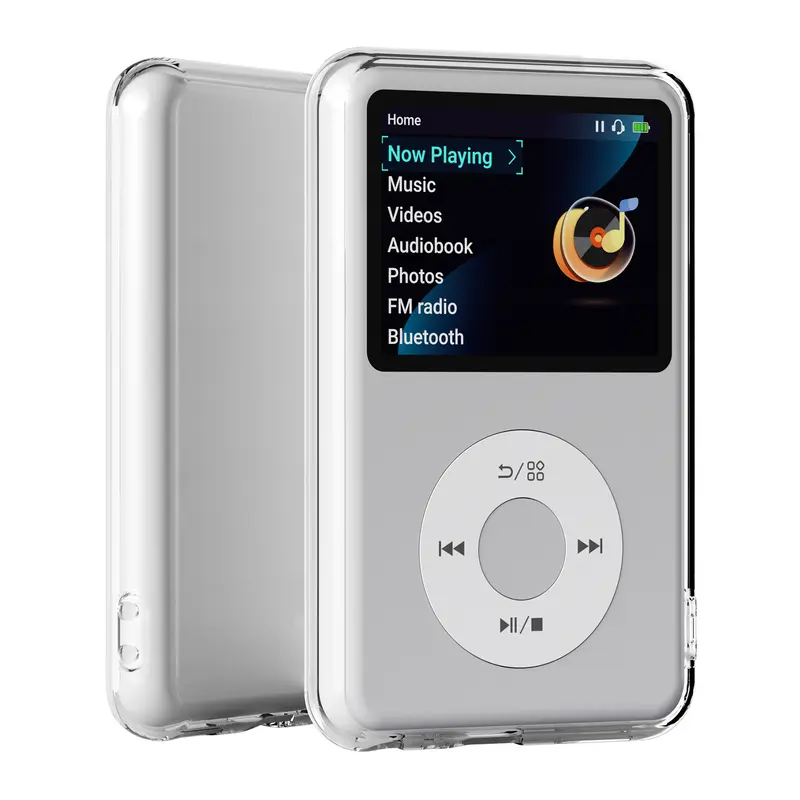 INNIOASIS Y1/Y2 MP3 Audio Player Protective Case Cover - Transparent, Shockproof, Anti-Drop, Scratch-Resistant Slim Shell Unisex Accessory with Lanyard (Select Y1 or Y2 Model) for Everyday Use