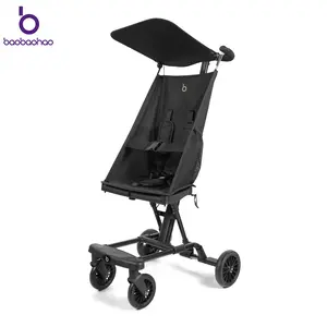 [Summervibe] Baobaohao V11-5.5kg Ultra-Light Portable Pocket Stroller, Compact Fold, Breathable Sun Canopy for Summer Travel & Outdoor Fun