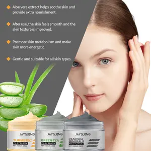 Turmeric Clay Mask；Turmeric Face Mask；Apply The Mask Effectively promotes collagen production, inhibits melanin formation, and improves dull skin tone.
