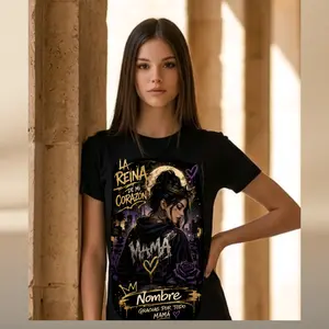 The Queen of My Heart – Personalized Mother's Day T-Shirt