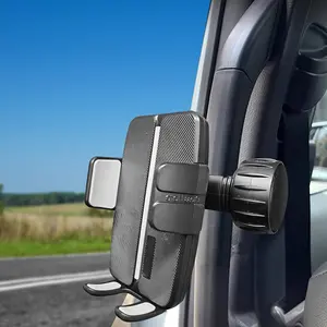Large trucks have mobile phone holders attached to handrails, pickup trucks have armrest slots for mobile phones, multi-angle adjustable snap-on holders, Car phone holder