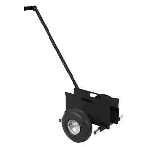 🛻 Move sheetrock without the backache. 660-lb panel dolly with extended handle & 10" rubber wheels—pick Orange or Black.