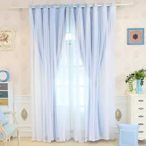 1pc Korean Princess Lace Curtain, Girls' Garden Style, Fresh Bedroom Drapes, Romantic Curtains, Window Curtain, No Ca Prop 65