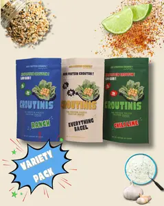 Variety Pack - Pantry Size (5oz), High Protein, Low Carb, Gluten Free Croutons