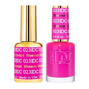 DND DC 23 BLOSSOM ORCHID Gel and Lacquer Duo nail care nail art
