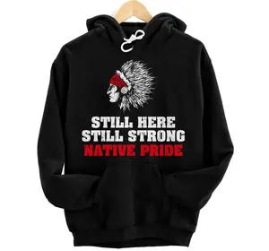 Personalized Indian Native Pride Headdress Indigenous Native American Pullover Hoodie