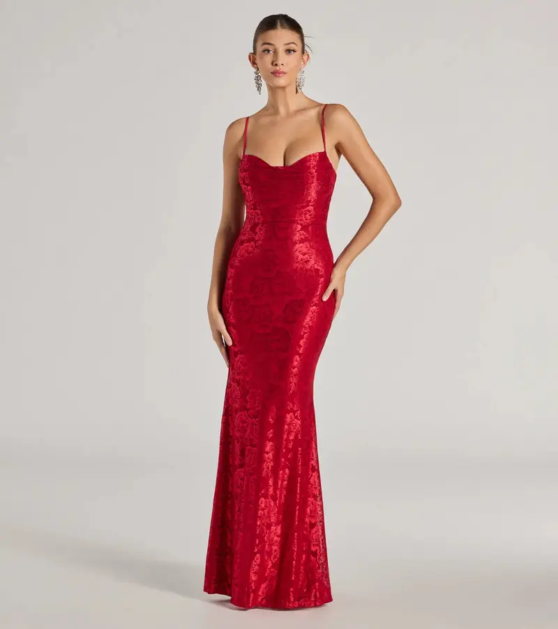 chinese dress ladies Sexy Mermaid Long Prom Dress Floor Length Party Gown, AST914  Asteria