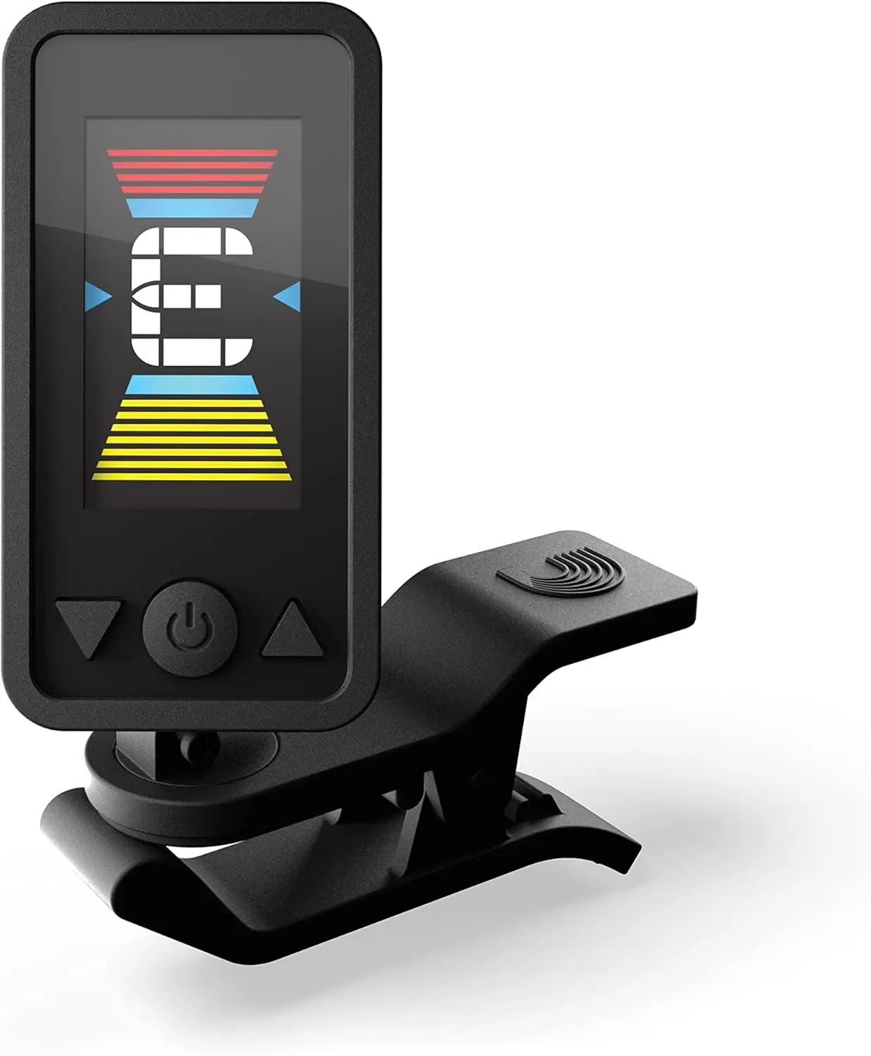 Eclipse Headstock Tuner - Clip On Tuner for Guitar - Great for Acoustic & Electric Guitars - Quick & Accurate Tuning - Black