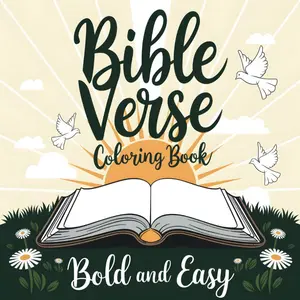 Bible Verse Coloring Book: Bold and Easy Coloring Book for Seniors I Large Print Pages of Beautiful Quotes (German Edition) Paperback