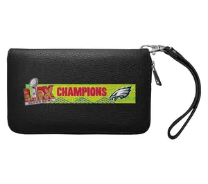 Littlearth Eagles Super Bowl LIX Champs Zip Organizer Wallet