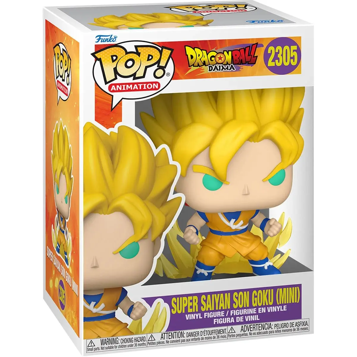 Dragon Ball Daima Super Saiyan Son Goku (Mini) Funko Pop! Vinyl Figure #2305