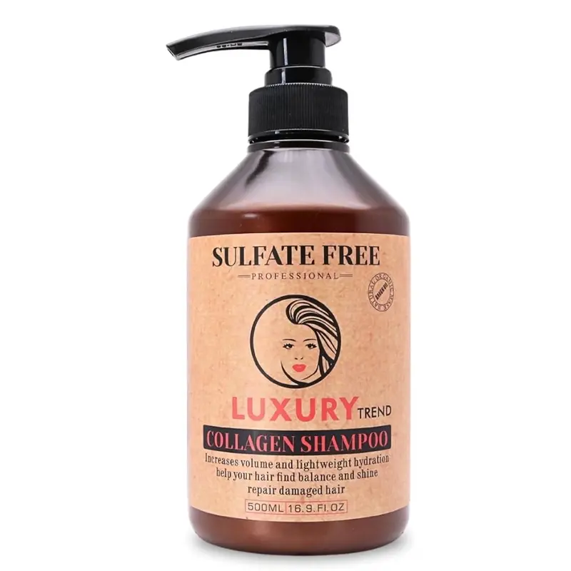 Luxury Trend Shampoo Collagen Conditioner Haircare Frizz Silky