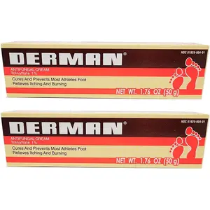 Derman Antifungal Cream 1.76 oz (Pack of 2)